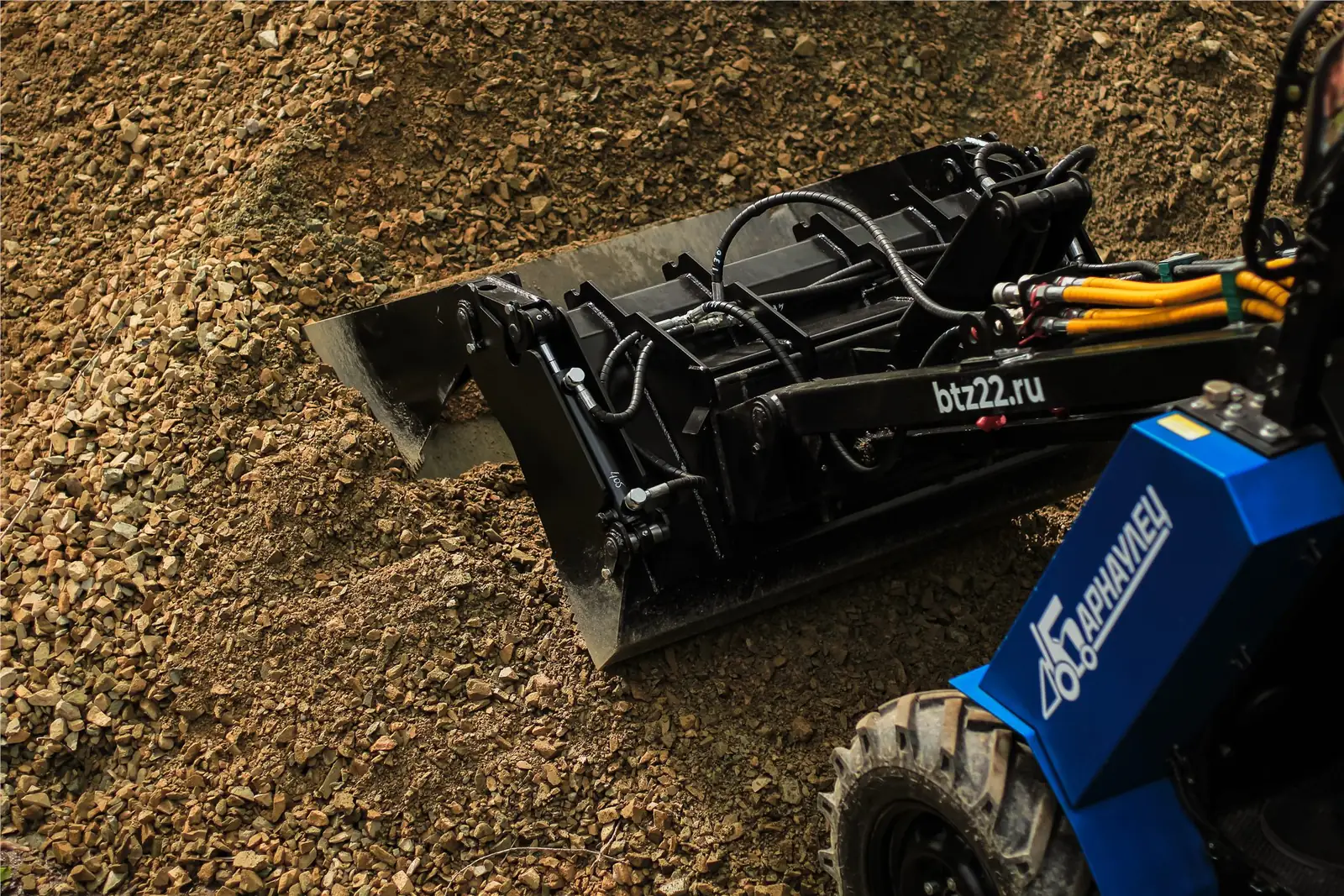 Ковш Барнаулец с материалом